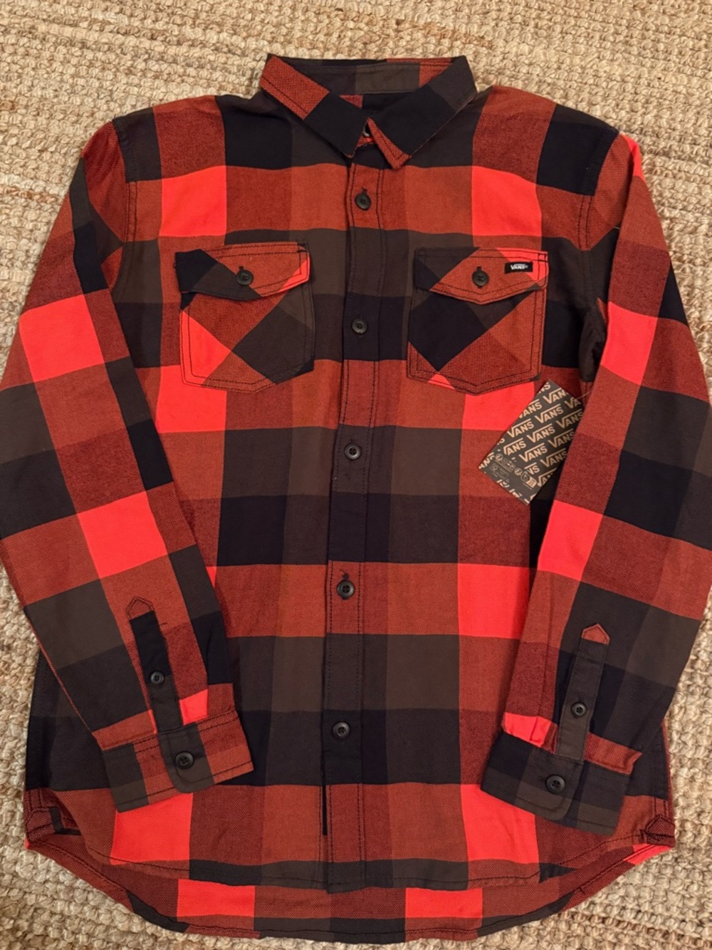 Vans Boys Flannel NWT